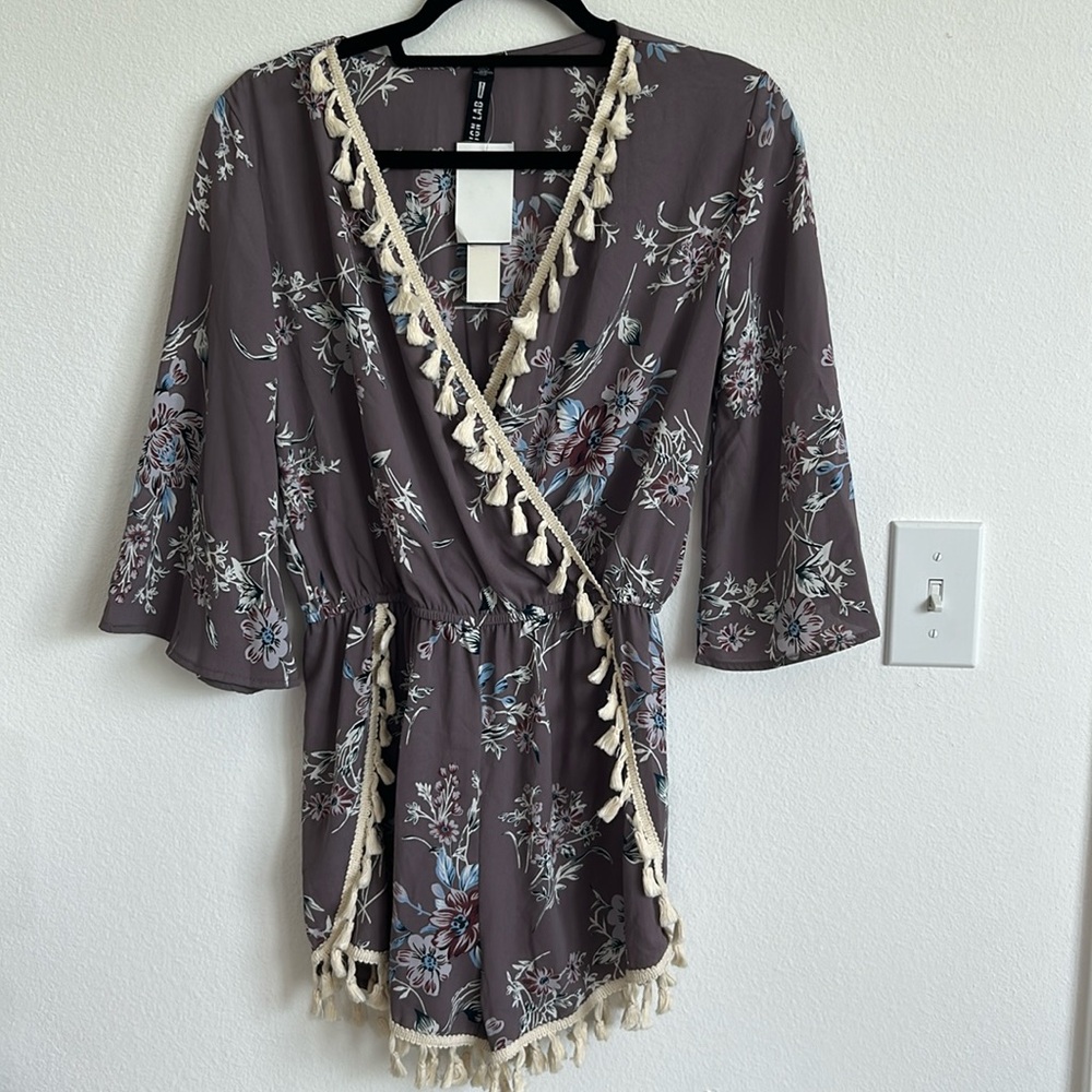 Design lab floral romper